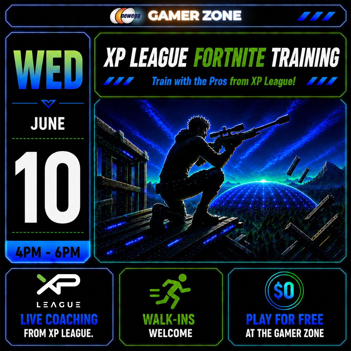 XP League Esports at Newegg Gamer Zone - June 10